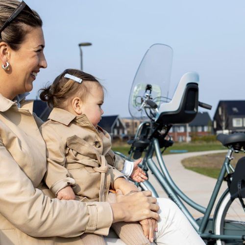 Front bicycle seat bobike Go Mini grey 8012500005