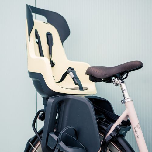 Rear bike seat for bike rack bobike Go beige-grey 8012300001