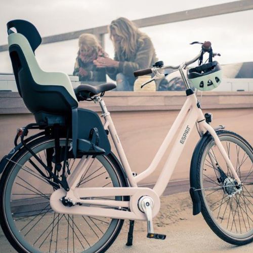 Rear bike seat for bike rack bobike Go green-grey 8012300003