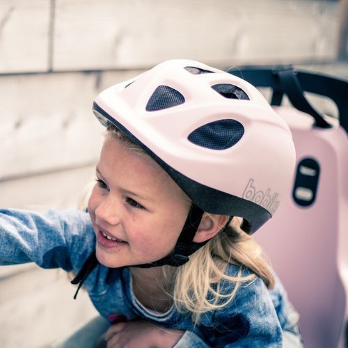 Rear bike seat for bike rack bobike Go pink-grey 8012300004