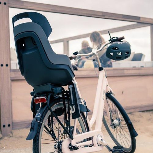 Rear bike seat for bike rack bobike Go grey 8012300005