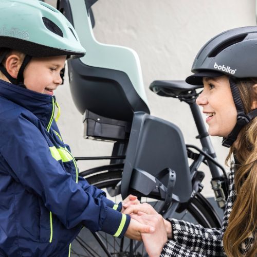 Rear frame bike seat bobike Go RS 1P green/black 8012700003