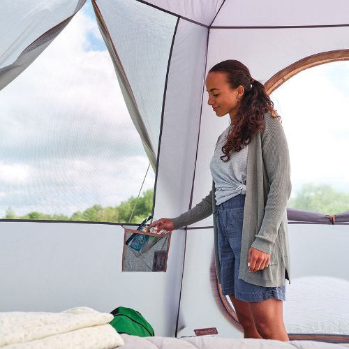 Coleman Octagon 8 New 8-person camping tent grey 2176828