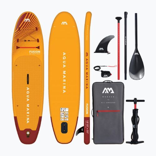 Aqua Marina Fusion 10'10" yellow SUP board BT-23FUP