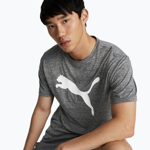 Men's training t-shirt PUMA Train Fav Heather Cat grey 522352 01