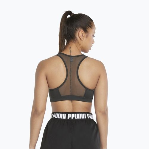 PUMA Mid Impact 4Keeps Graphic PM fitness bra black 520306 06
