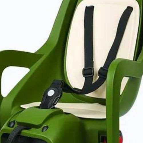 Polisport Groovy RS+ rear frame bike seat green beige FO 8640700008