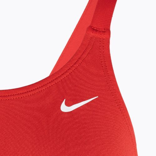 Nike Hydrastrong Solid Fastback women's one-piece swimsuit red NESSA001-614