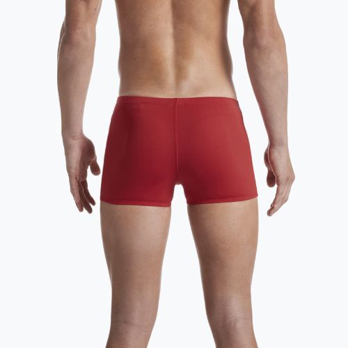 Men's Nike Hydrastrong Solid Square Leg swim boxers red NESSA002-614