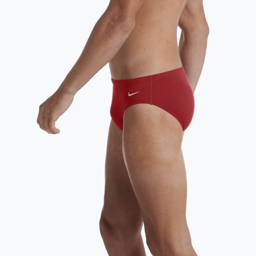 Men's Nike Hydrastrong Solid Brief swim briefs red NESSA004-614