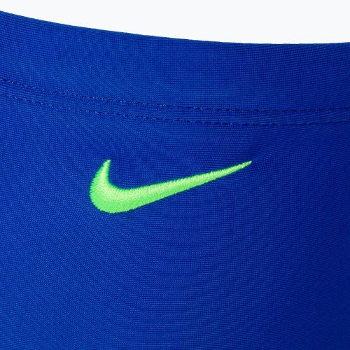 Nike Multi Logo Square Leg children's swim boxers blue NESSD042-494
