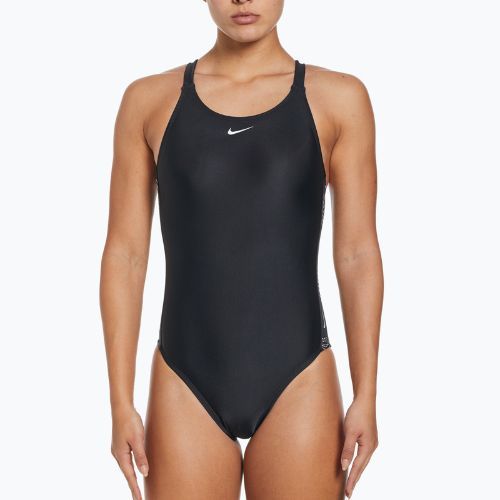 Nike Logo Tape Fastback children's one-piece swimsuit black NESSD190-001