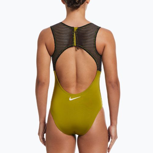 Women's one-piece swimsuit Nike Wild green NESSD250-314