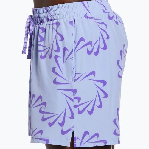 Men's Nike Swoosh Line 5" Volley shorts purple NESSD509-451