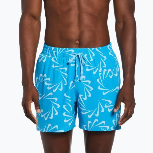 Men's Nike Swoosh Line 5" Volley shorts blue NESSD509-480
