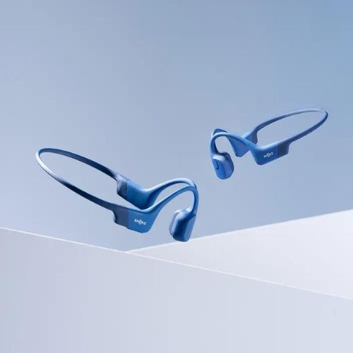 Shokz OpenRun Mini wireless headphones blue S803MBL