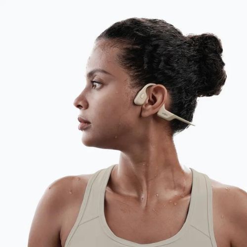 Shokz OpenRun Pro wireless headphones beige S810BE