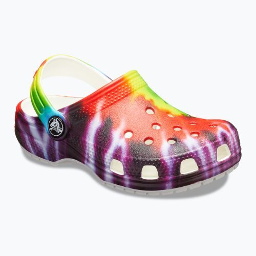 Crocs Classic Tie-Dye Graphic Clog T colourful children's flip-flops 206994-90H