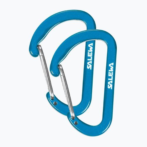 Salewa Flat Wiregate carabiners 2 pcs. blue 00-0000034103