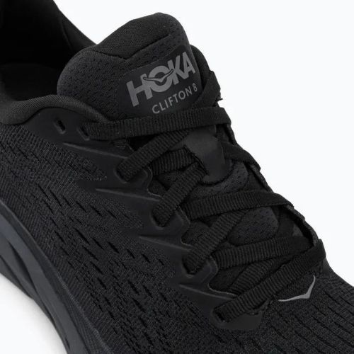 HOKA men's running shoes Clifton 8 black 1119393-BBLC