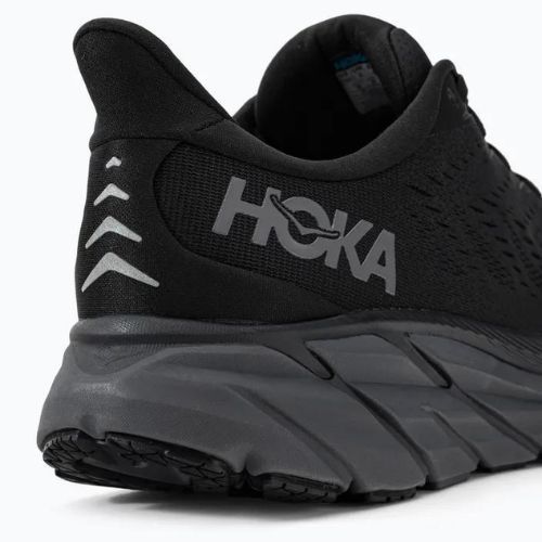 HOKA men's running shoes Clifton 8 black 1119393-BBLC