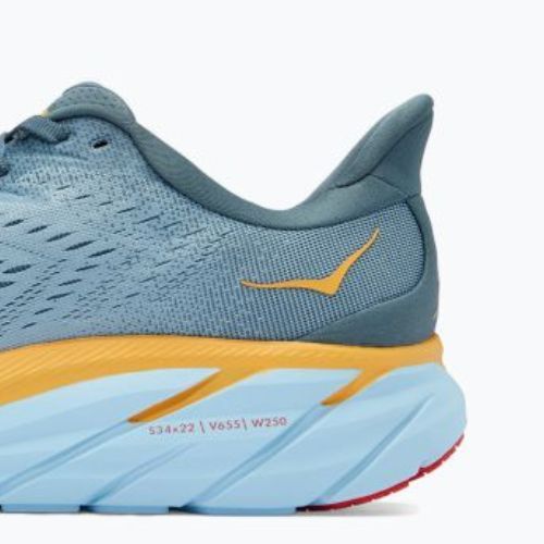 HOKA men's running shoes Clifton 8 light grey 1119393-GBMS