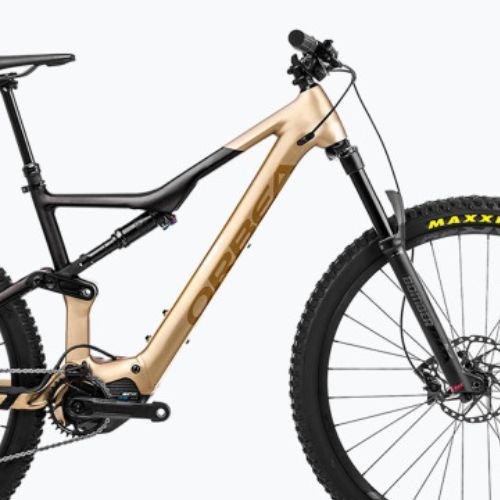 Orbea Rise H30 2023 electric bike gold-black M35517V5