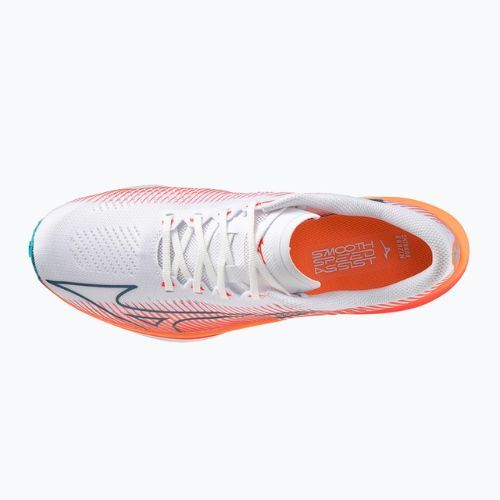 Mizuno Wave Rebellion Pro white-orange running shoe J1GC231701