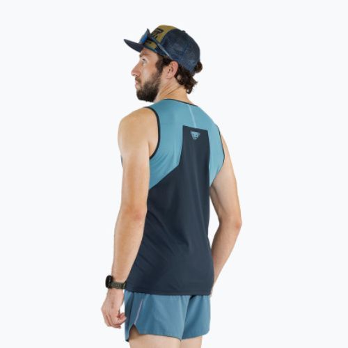 Men's DYNAFIT Sky Tank running top navy blue 08-0000071651