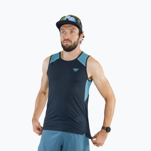 Men's DYNAFIT Sky Tank running top navy blue 08-0000071651