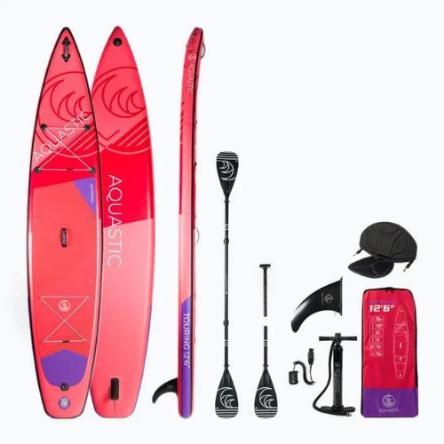 AQUASTIC Touring SUP board 12'6" red AQS-SUP004