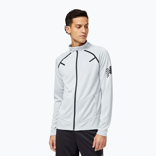 Men's New Balance Tenacity Football Training Track sweatshirt white MJ23090LAN