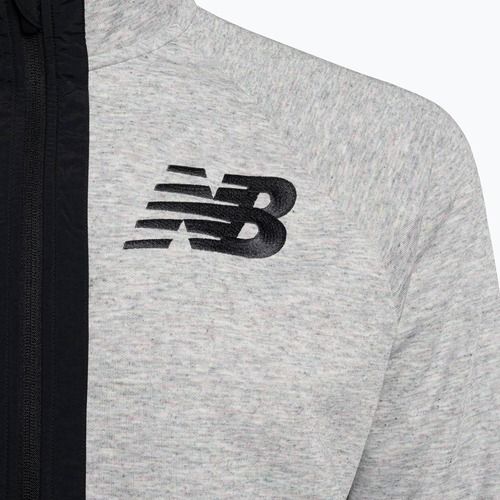 New Balance Uni-Ssentials Moments grey training jacket UJ31053SXY