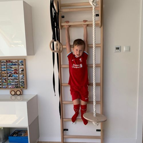 BenchK gymnastic ladder brown BK-111+A204
