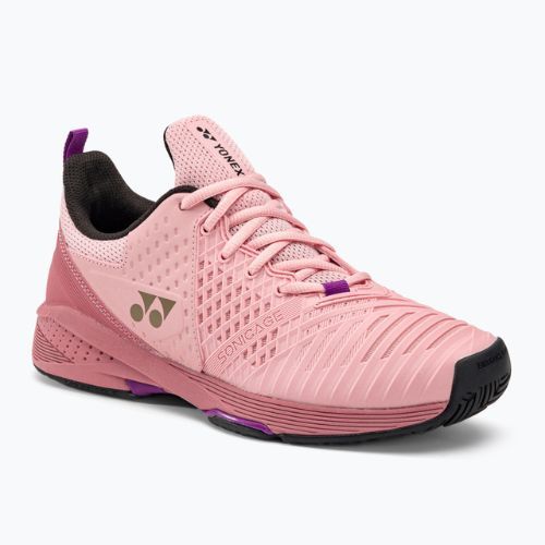 Women's tennis shoes YONEX Sonicage 3 pink/beige