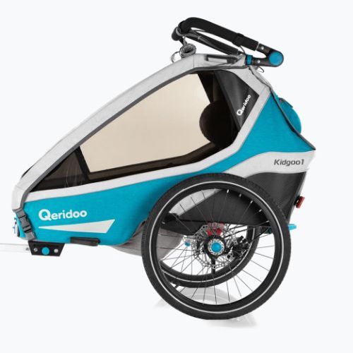 Qeridoo Kidgoo 1 Sport unicycle trailer blue Q8S-20-P