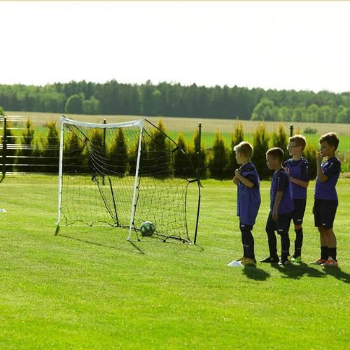 OneTeam Flex football goal 240 x 150 cm white OT-SNG2415