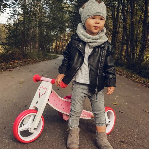 Milly Mally Jake cross-country bicycle pink and white 2595