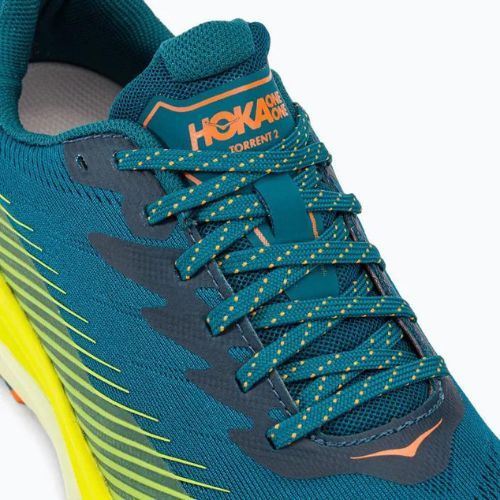 HOKA men's running shoes Torrent 2 blue coral/evening primrose