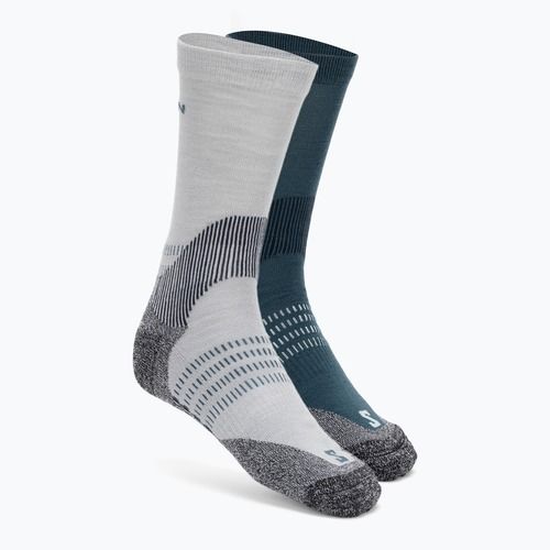 Salomon X Ultra Access Crew 2 pairs quarry/stargazer trekking socks