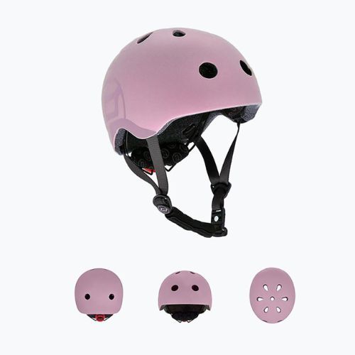 Scoot & Ride S-M rose helmet