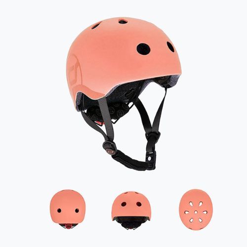 Scoot & Ride S-M peach helmet
