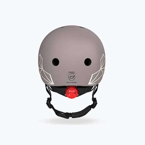 Scoot & Ride Helmet XXS-S brown lines
