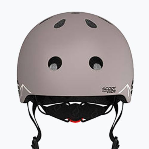 Scoot & Ride Helmet XXS-S brown lines