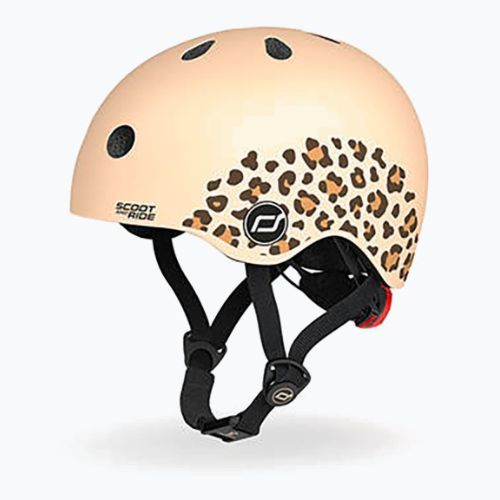 Scoot & Ride XXS-S leopard helmet