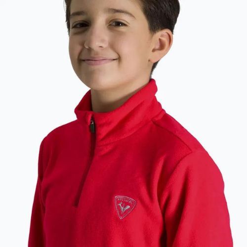 Rossignol Children's Ski Sweatshirt 1/2 Zip Fleece orange