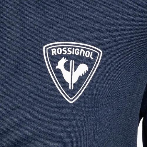 Rossignol Boy 1/2 Zip Warm Stretch children's ski sweatshirt dark navy