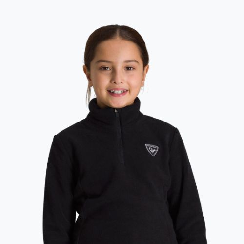 Rossignol Girl Fleece children's ski sweatshirt black
