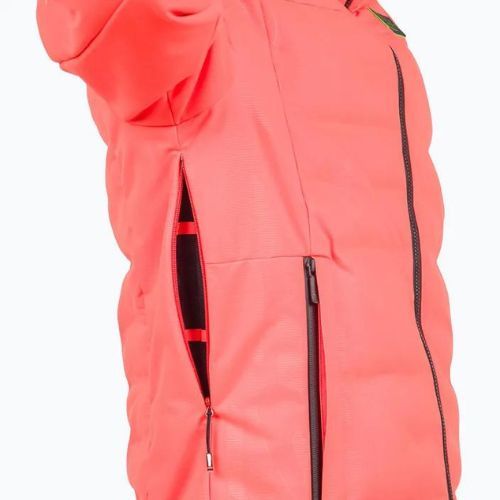 Men's Rossignol Hero Depart neon red ski jacket