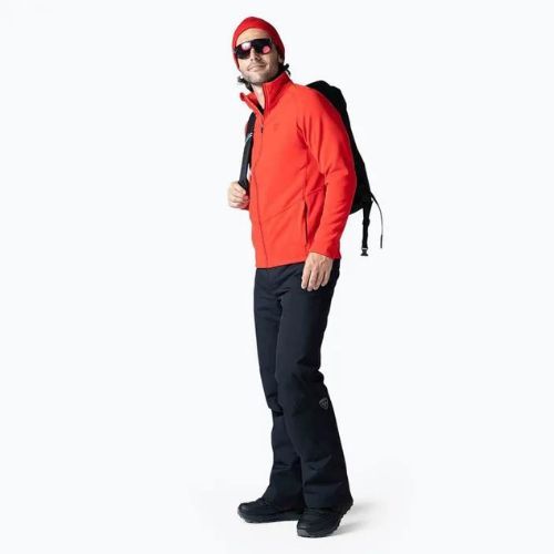 Men's Rossignol Classique Clim sports red ski sweatshirt